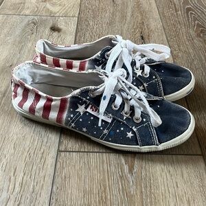 Superga Shoes Stars & Stripes Patriotic American Flag Sneakers